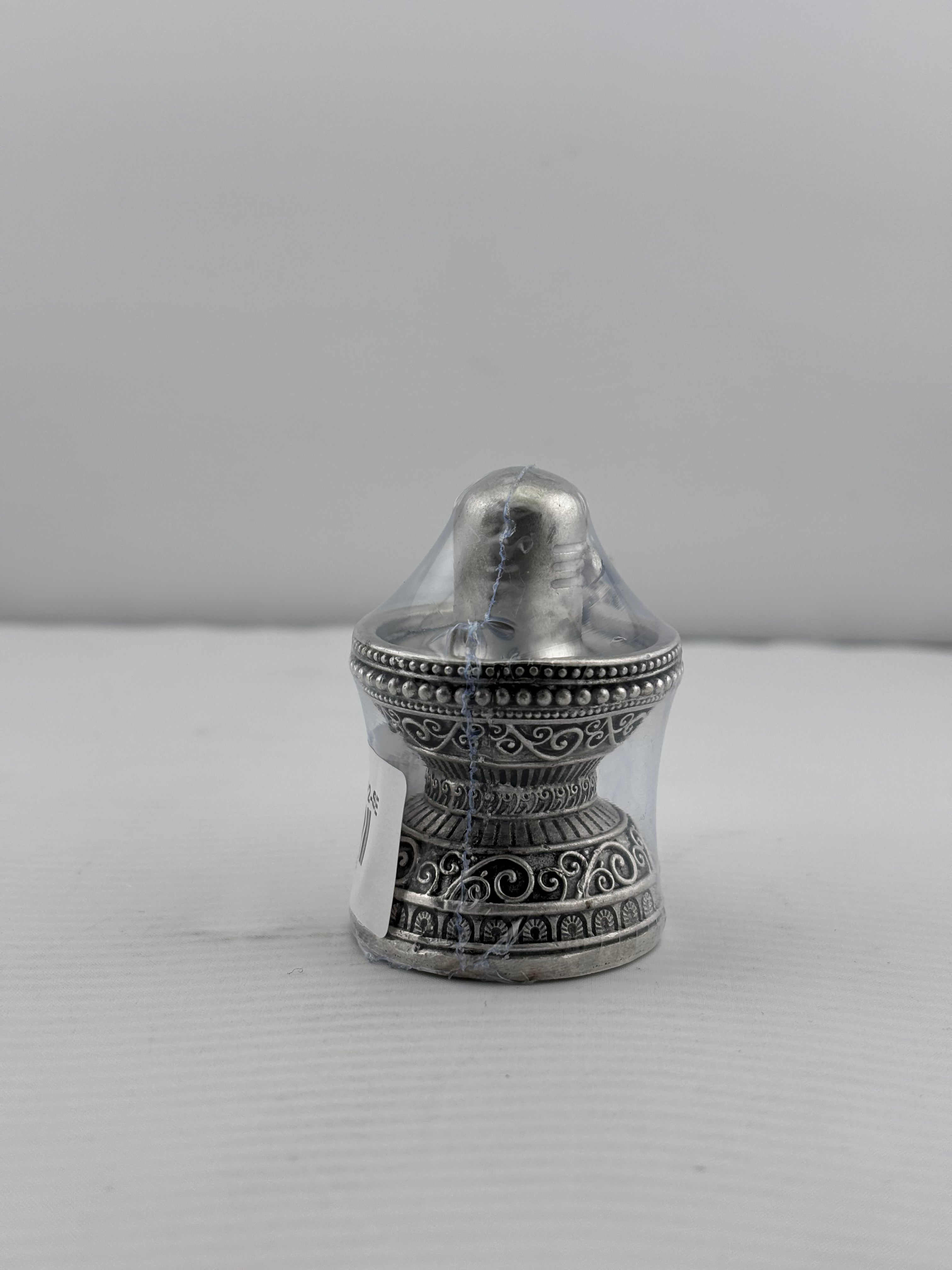 Silver Shiv Ling Design 2 100gm – Sacred Shivling for Pooja & Home Mandir silver idol