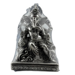 Silver Lord Ganesh Idol heavy – Spiritual Ganesh Murti for Temple Decor & Festivals