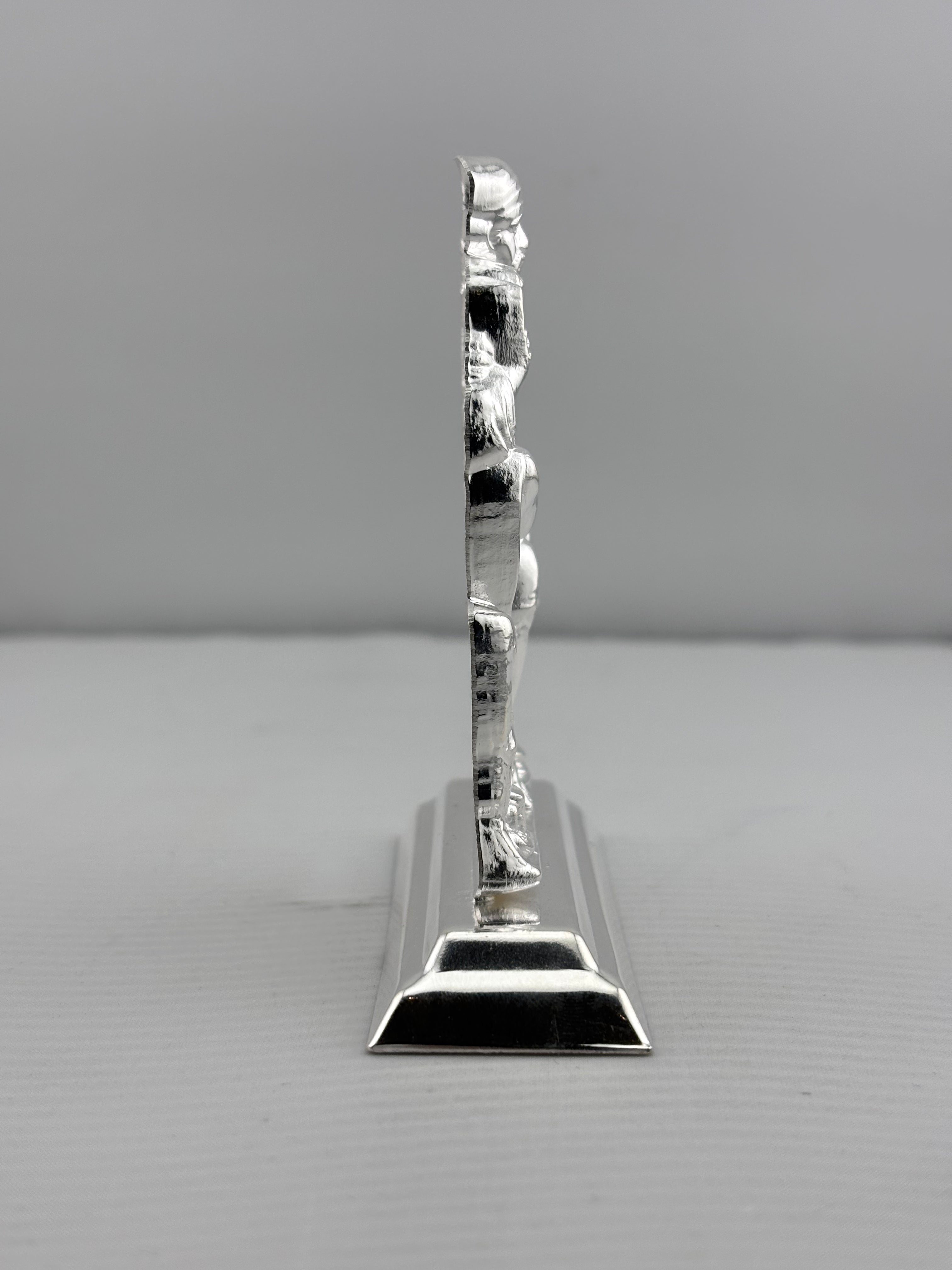 Silver Sai Baba Idol gm – Spiritual Sai Baba Murti for Temple Decor & Festivals