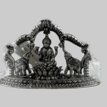Silver Maa Lakshmi Idol – Spiritual Murti for Temple Decor & Festivals
