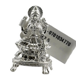 Silver Maa Lakshmi Idol 10gm – Spiritual Lakshmi Murti for Temple Decor & Festivals