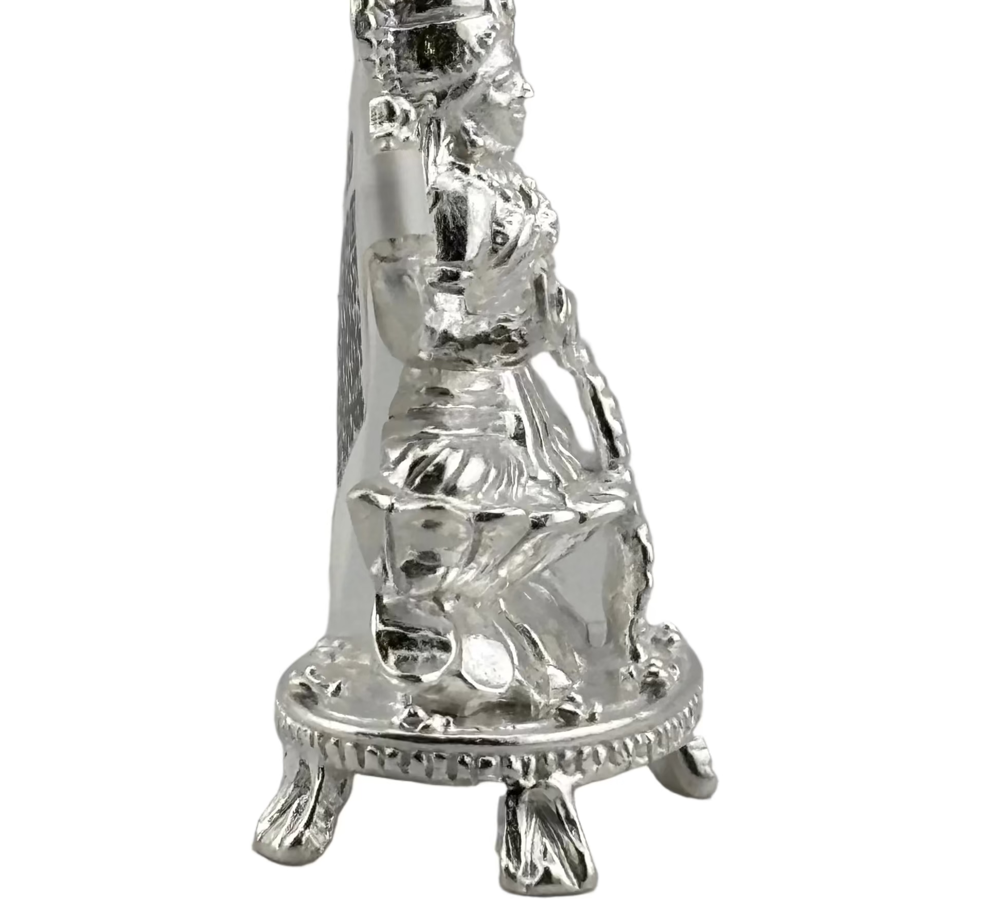 Silver Maa Lakshmi Idol 10gm – Spiritual Lakshmi Murti for Temple Decor & Festivals