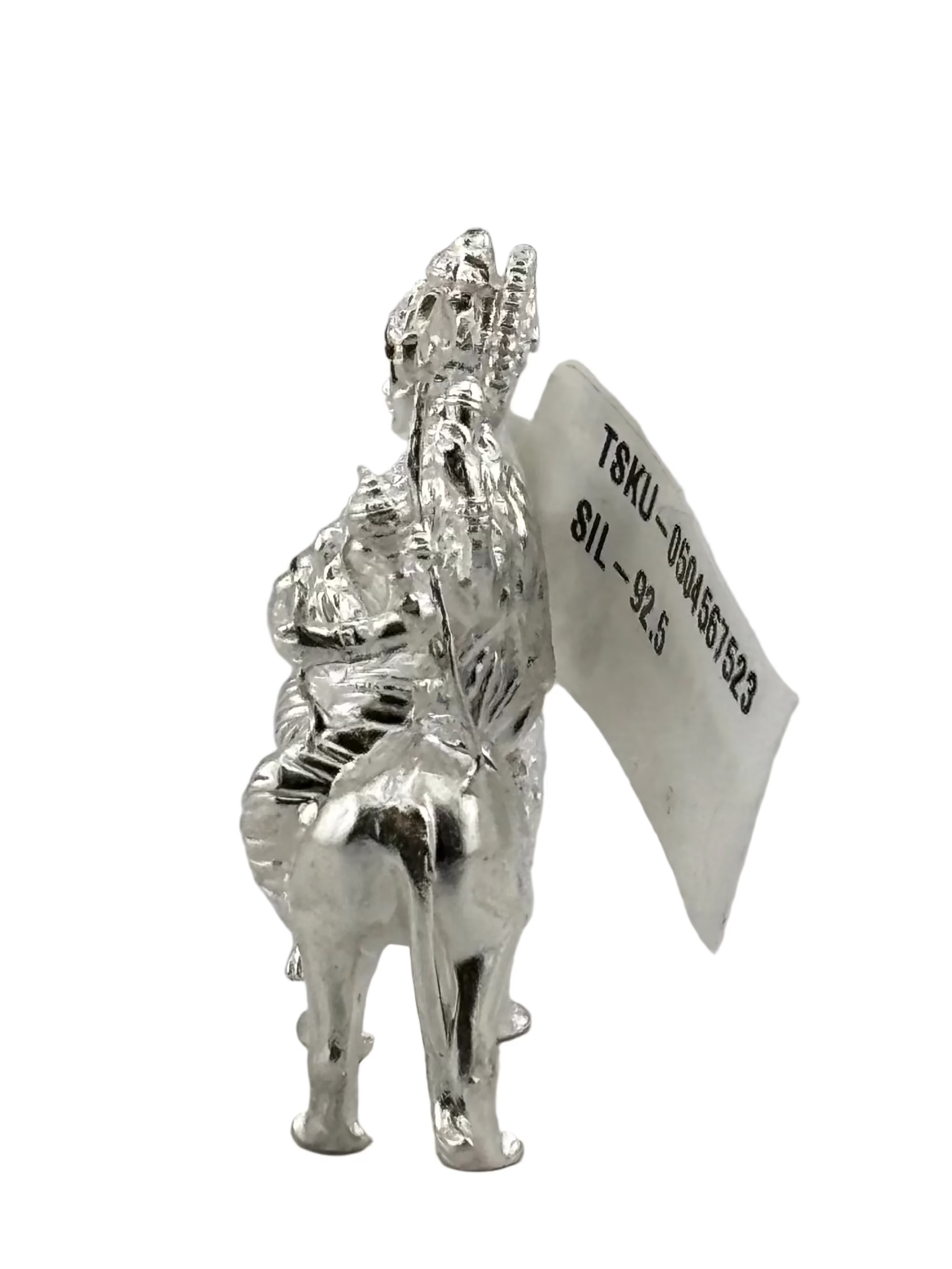 Silver Maa Durga Idol – Spiritual Durga Murti for Temple Decor & Festivals