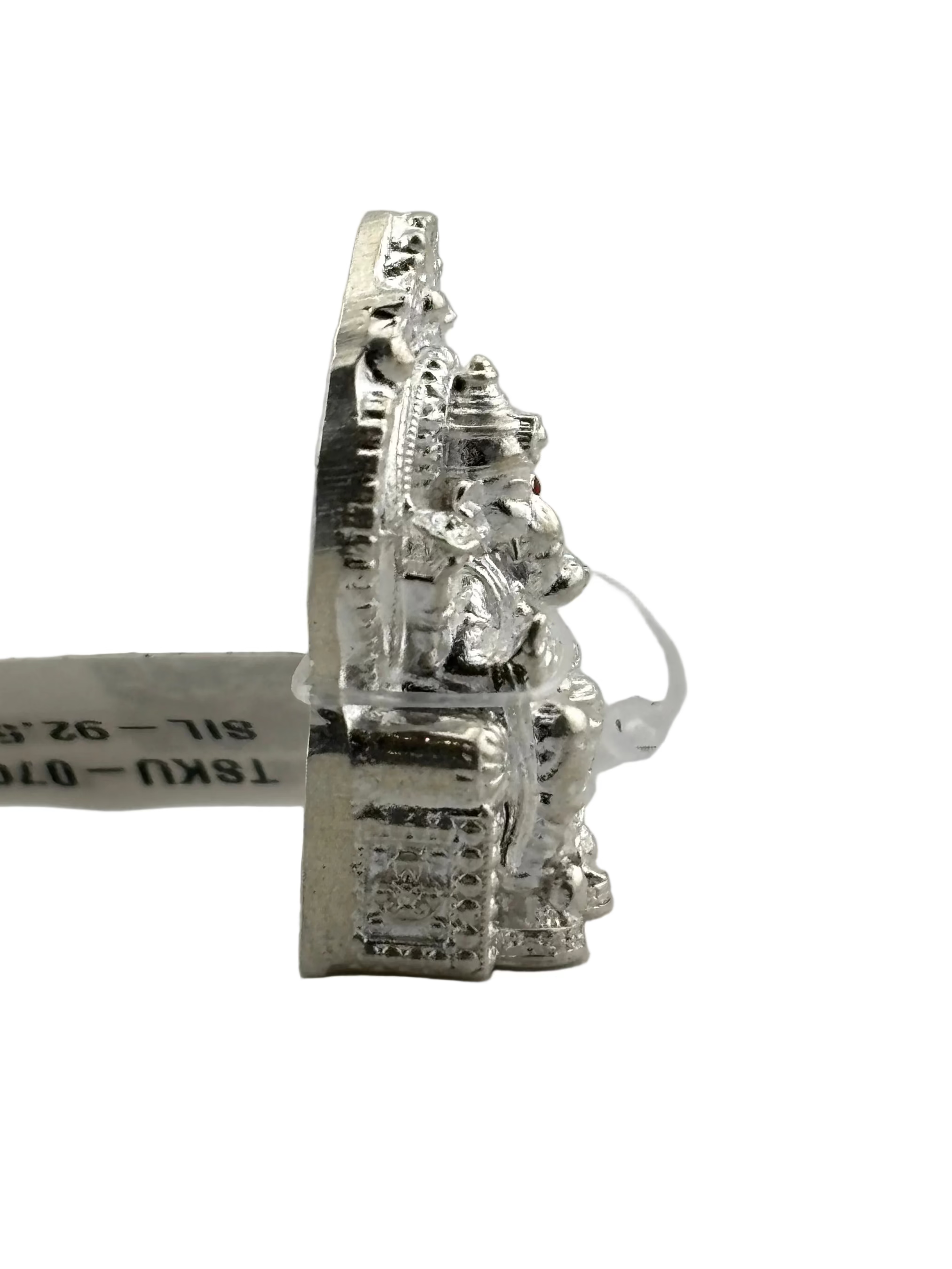 Silver Lord Ganesh Idol 10gm – Spiritual Ganesh Murti for Temple Decor & Festivals