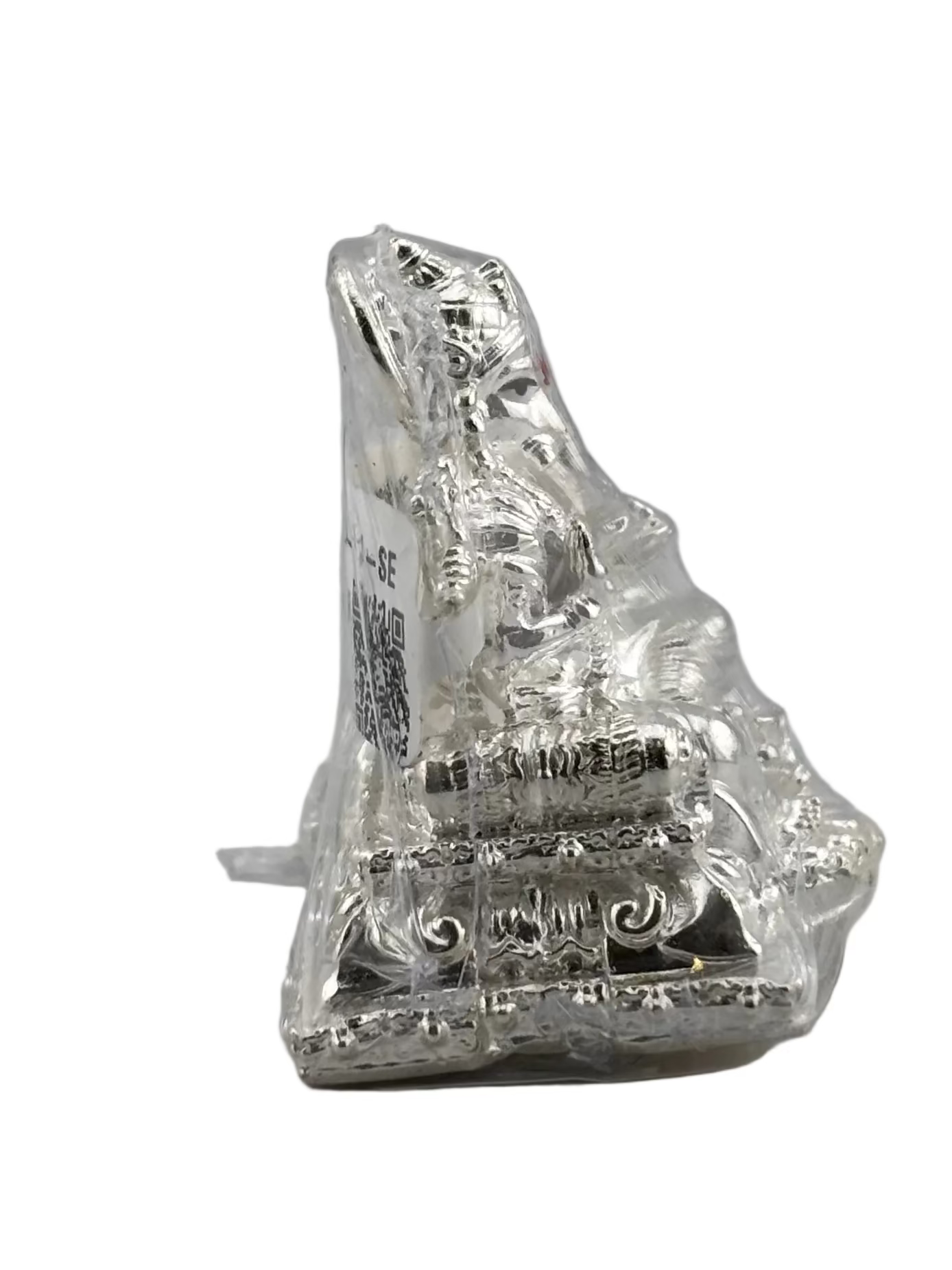 Silver Lord Ganesh Idol – Spiritual Ganesh Murti for Temple Decor & Festivals