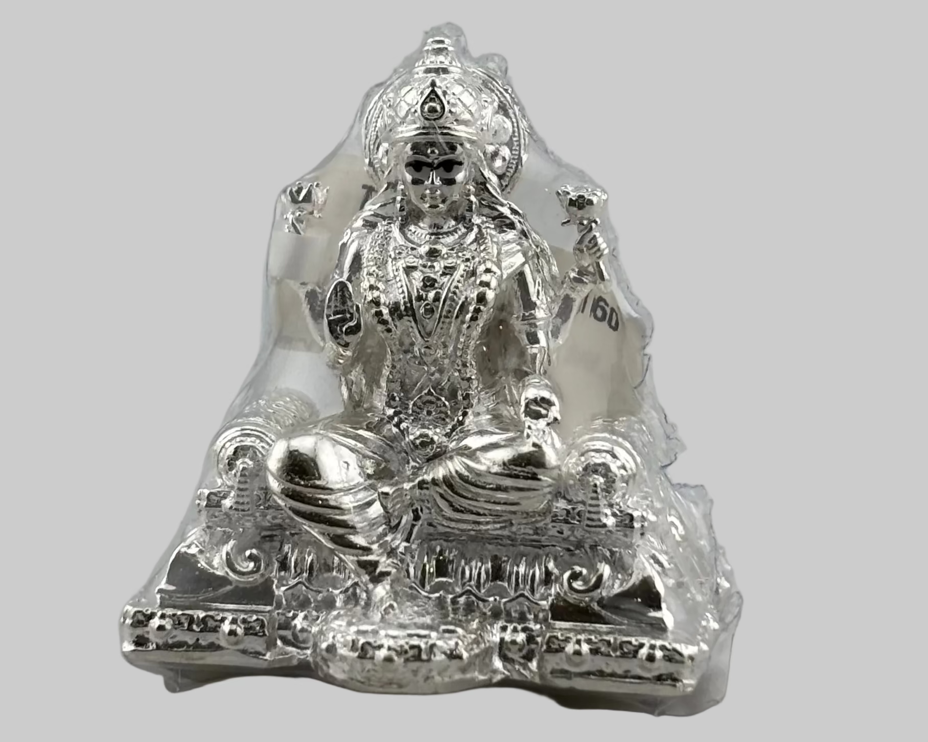 Silver Maa Laxmi Idol – Spiritual Maa Laxmi Murti for Temple Decor & Festivals