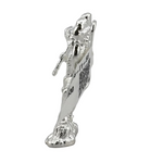 Silver Lord Hanuman Idol – Spiritual Hanuman Murti for Temple Decor & Festivals