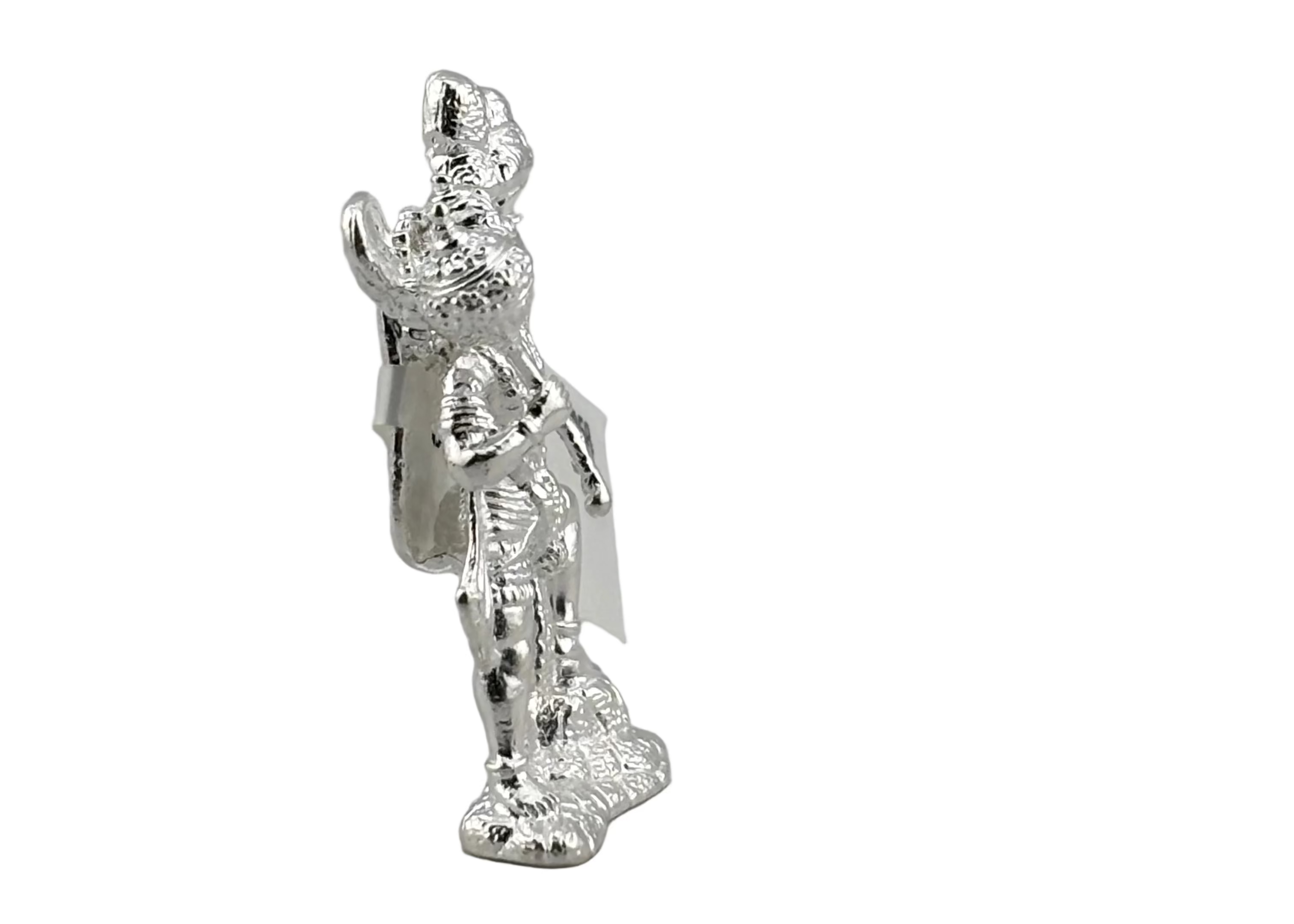 Silver Lord Hanuman Idol – Spiritual Hanuman Murti for Temple Decor & Festivals