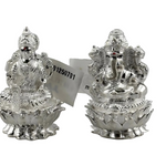 Silver Ganesh Lakshmi Idol 40gm each