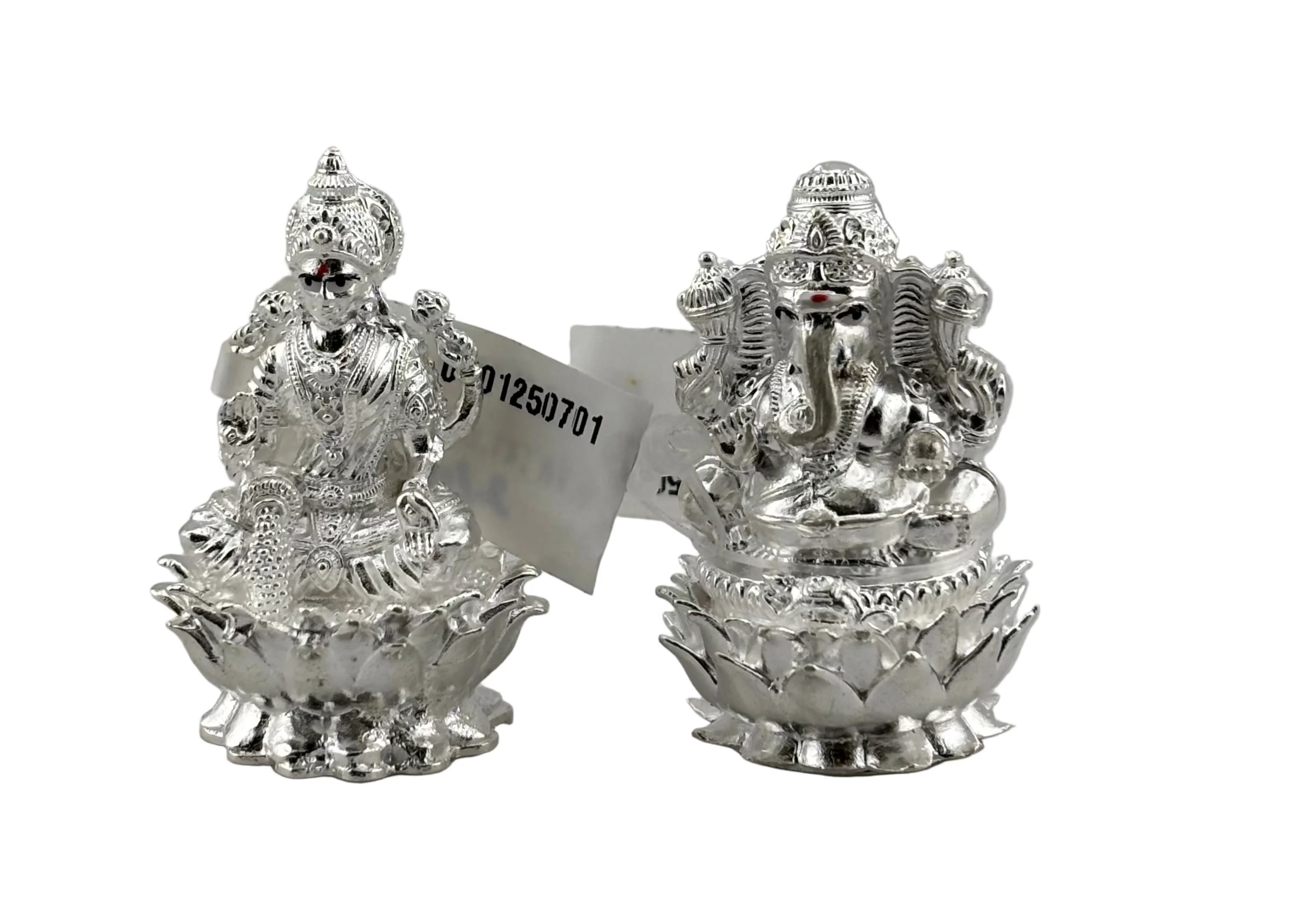 Silver Ganesh Lakshmi Idol 40gm each