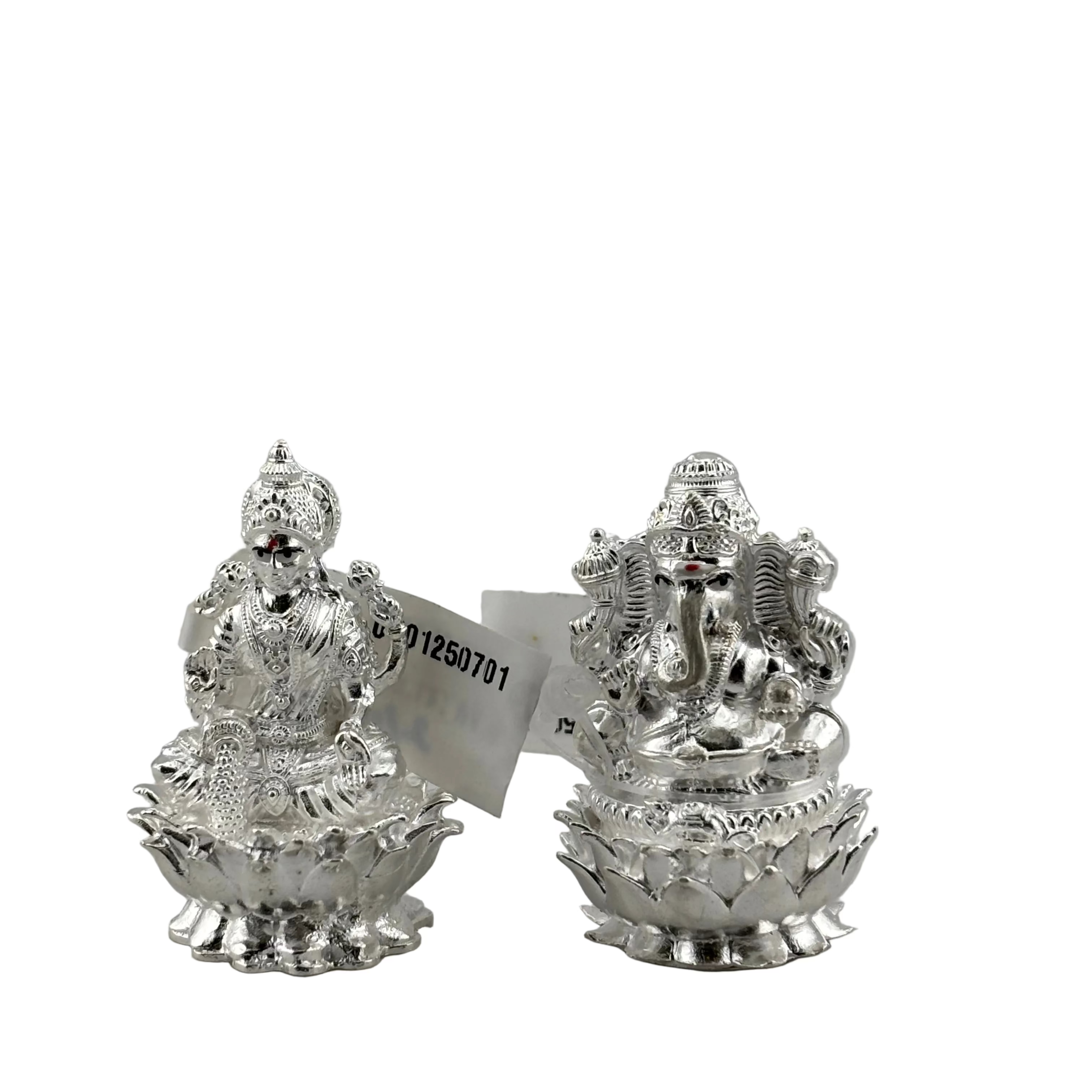 Silver Ganesh Lakshmi Idol 40gm each