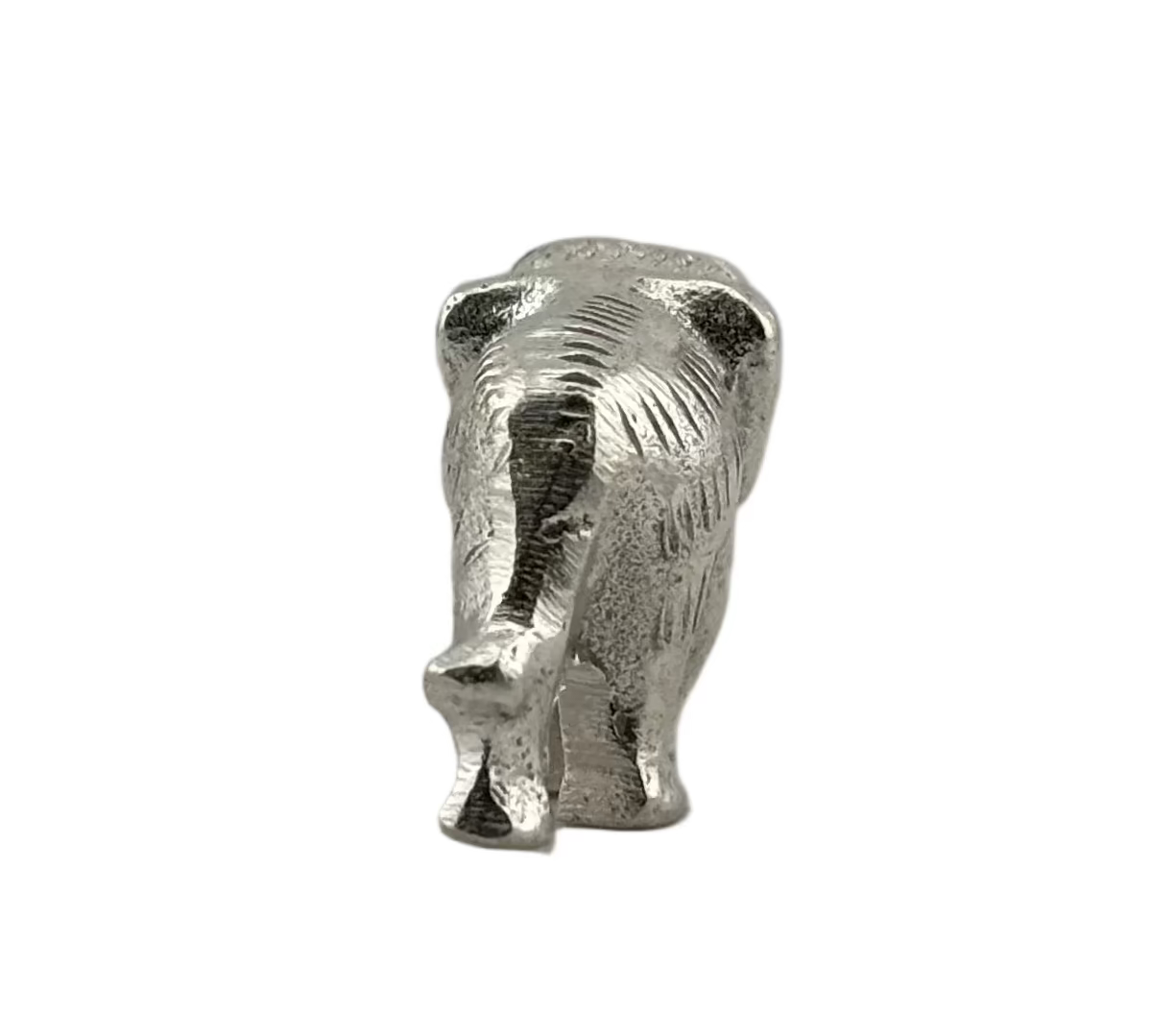 1 Elephant – 20 g Pure Silver Elephant Symbol of Wisdom & Strength Home Decor Gift Silver silver idol