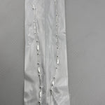 Ruby Touch Bar Silver Anklet – 99.9% Pure Silver – Adjustable – 16g