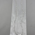 Double Wave Dot Silver Anklet – 99.9% Pure Silver – Adjustable – 14.08 g