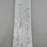 Dual Chain Wave Silver Anklet – 99.9% Pure Silver – Ghungroo Style – Adjustable – 36.80 g