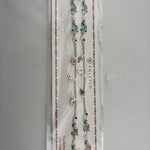 Royal Peacock Charm Anklet – 925 Sterling Silver – Multicolor Enamel Work – Adjustable