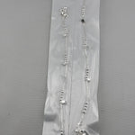 Geometric Bead Chain Anklet – 925 Sterling Silver – Adjustable – 17g