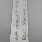 Tassel Charm Chain Anklet – 925 Sterling Silver – Adjustable – 45g