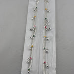 Multicolor Charm Layered Anklet – 925 Sterling Silver – Adjustable – 47g