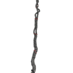 Red Accent Black Beaded Nazariya Anklet in 925 Sterling Silver