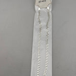 Cuban Link Silver Anklet in 925 Sterling Silver