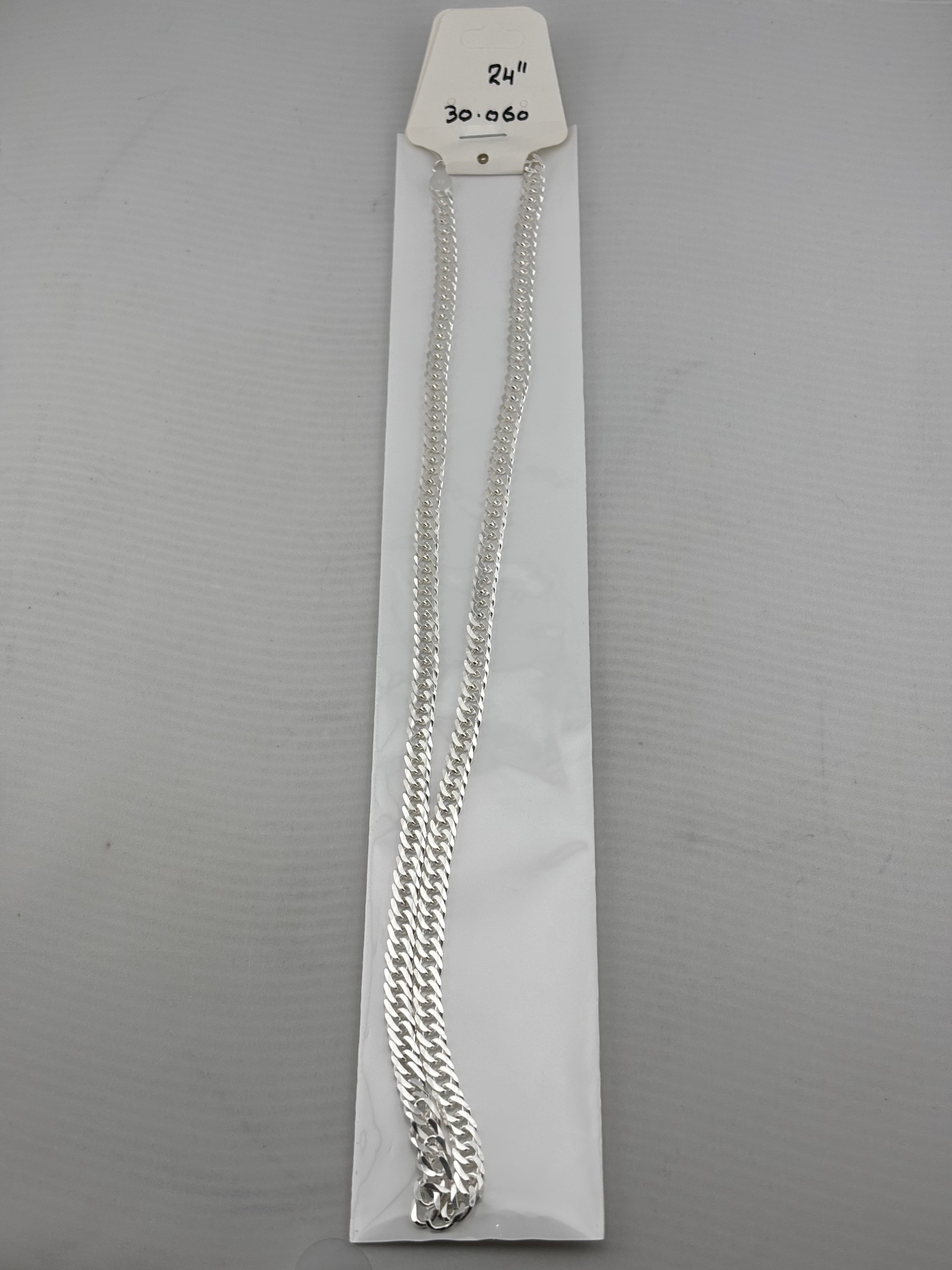 Heavy Cuban Link Silver Chain in 925 Sterling Silver
