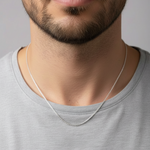 Heavy Cuban Link Silver Chain in 925 Sterling Silver