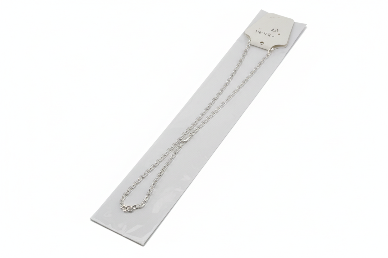 Fancy Link Silver Chain in 925 Sterling Silver
