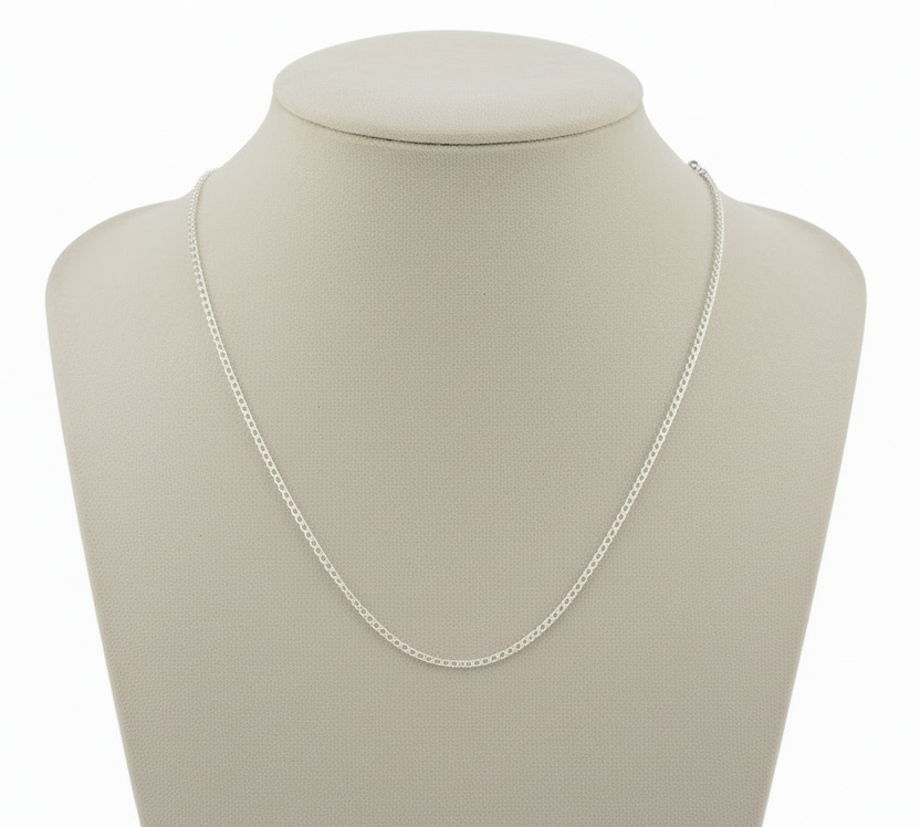 Charm Drop Silver Chain in 925 Sterling Silver