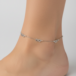 Infinity Charm Anklet – 925 Sterling Silver – Minimal Elegant Design – 4.5g