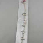 Ghungroo Evil Eye Anklet – 925 Sterling Silver – Dual Chain Charm Design – 15g