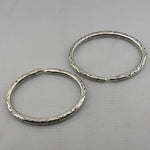 Oxidised Kada Anklet (Pair) – 925 Sterling Silver Engraved Thick Anklet – 120g