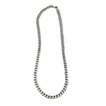 Heavy Curb Link Silver Chain in 925 Sterling Silver | Thick Chain Necklace