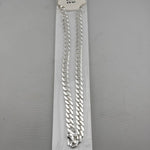 Heavy Curb Link Silver Chain in 925 Sterling Silver | Thick Chain Necklace