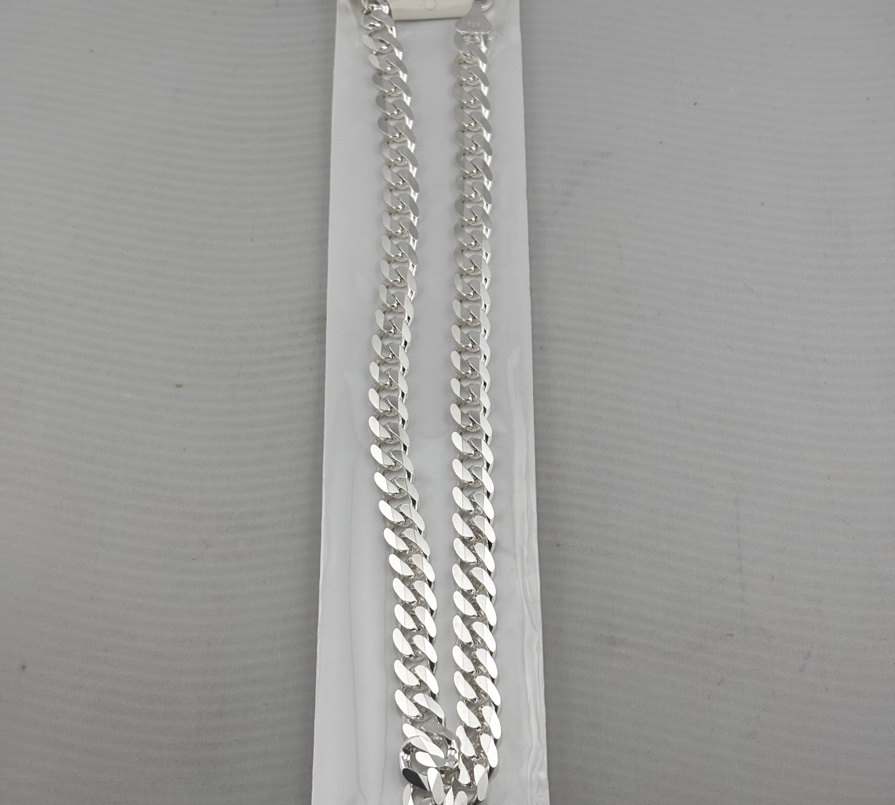 Heavy Curb Link Silver Chain in 925 Sterling Silver | Thick Chain Necklace