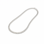 Heavy Curb Link Silver Chain in 925 Sterling Silver | Thick Chain Necklace | 12mm