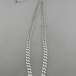 Heavy Curb Link Silver Chain in 925 Sterling Silver | Thick Chain Necklace