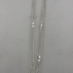 Ultra Slim Curb Silver Chain 925