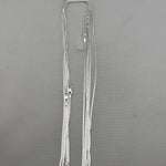 Fine Flat Curb Silver Chain 925