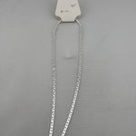 Diamond Cut Curb Silver Chain 925