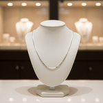 Diamond Cut Curb Silver Chain 925