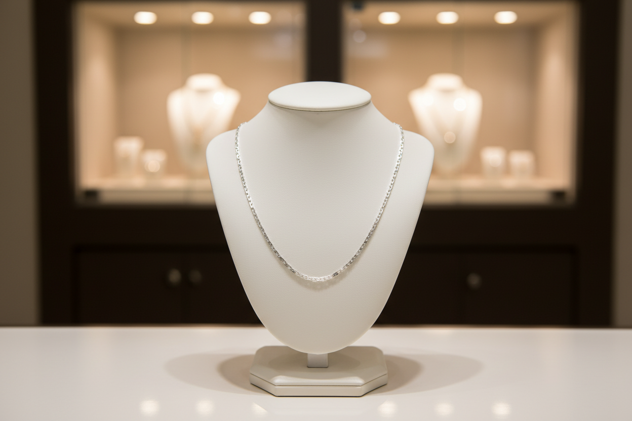 Diamond Cut Curb Silver Chain 925