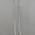 Textured Box Link Silver Chain 925
