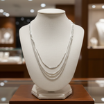 Textured Box Link Silver Chain 925