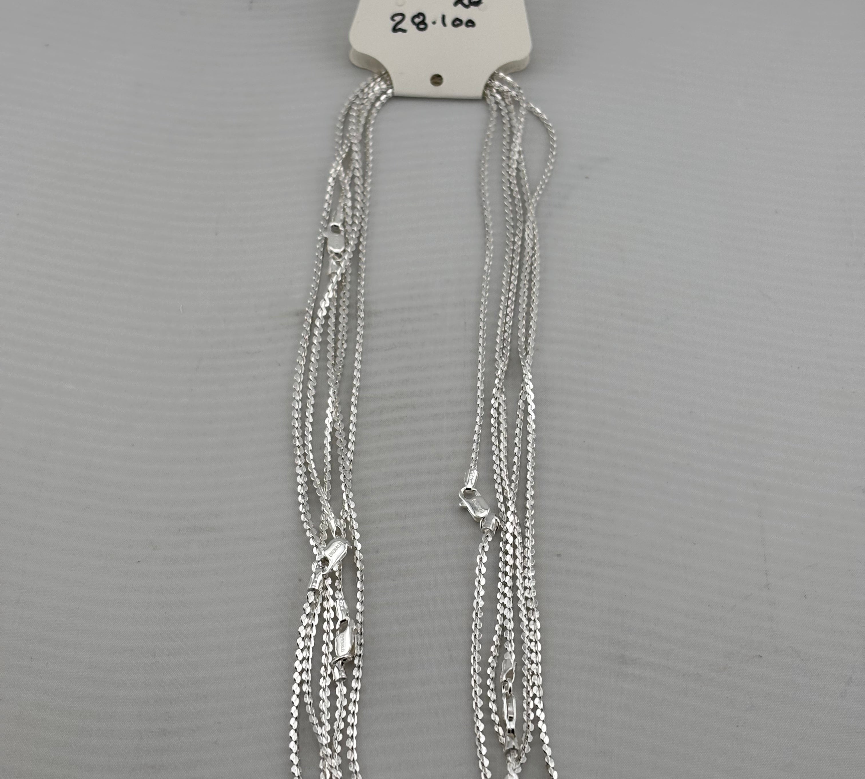 Diamond Cut Cable Chain 925 Silver
