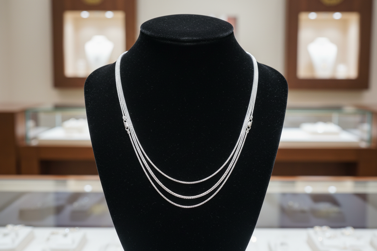 Micro Box Link Silver Chain 925