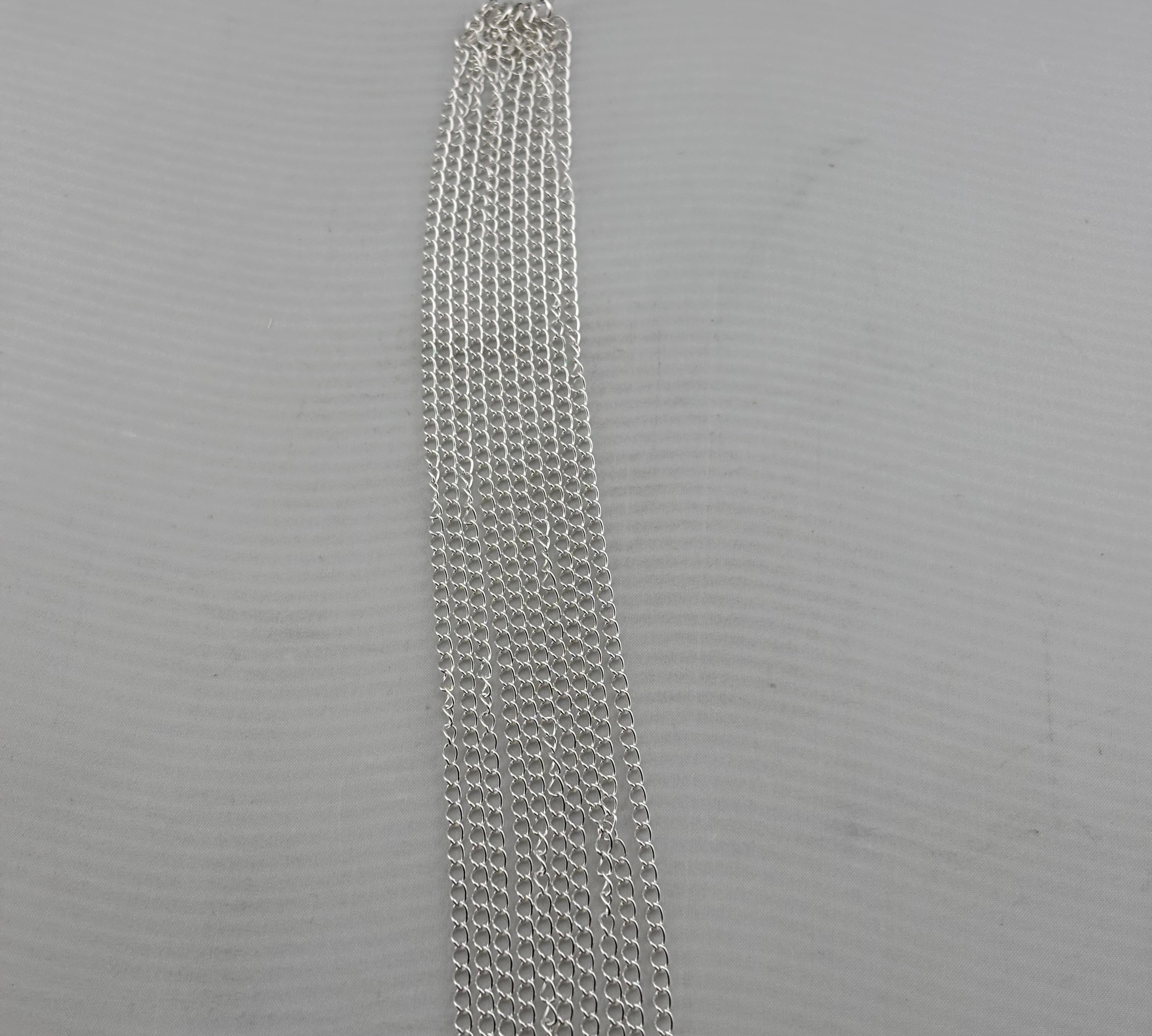 Open Link Silver Chain 925 Sterling