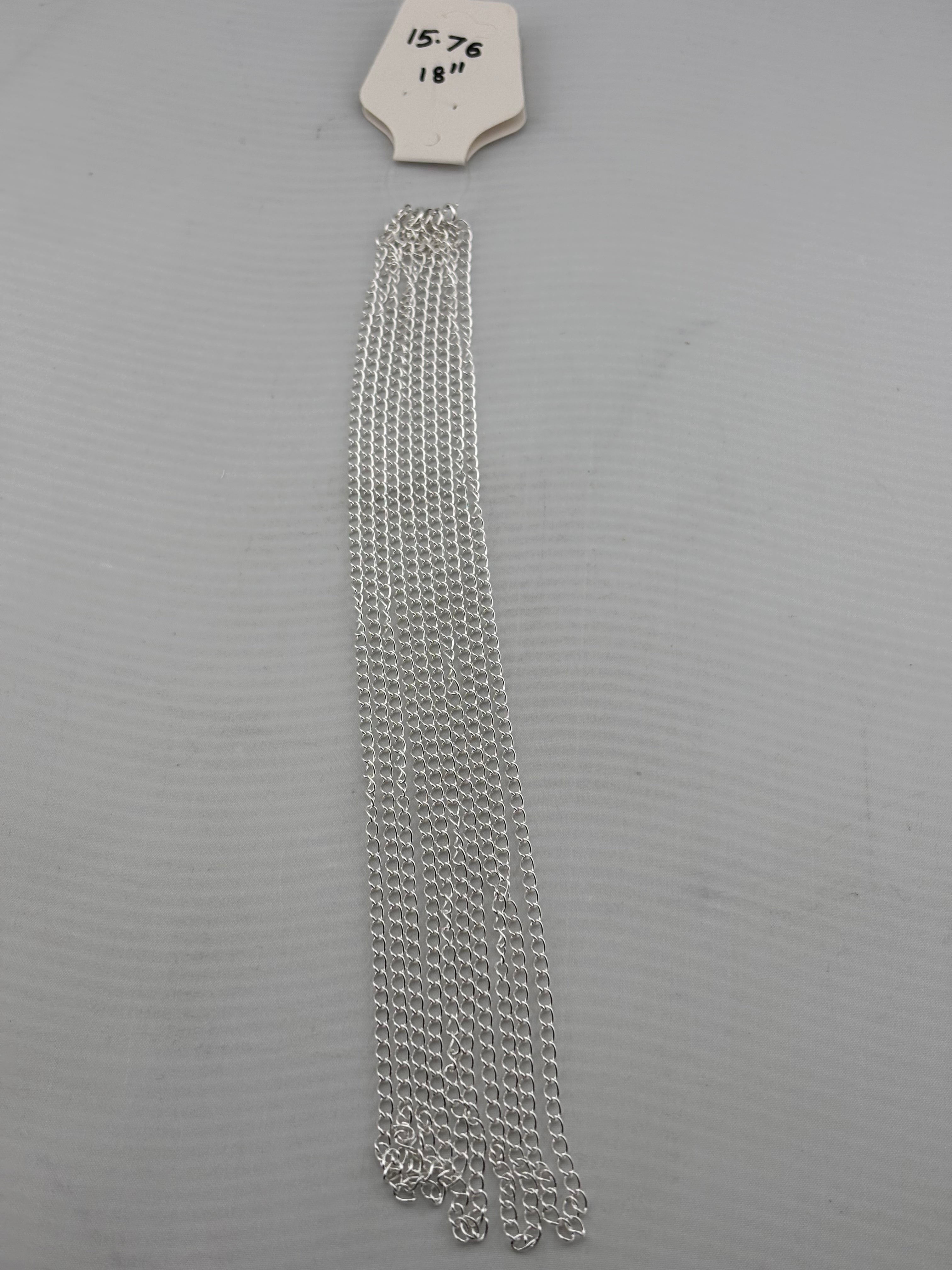 Open Link Silver Chain 925 Sterling
