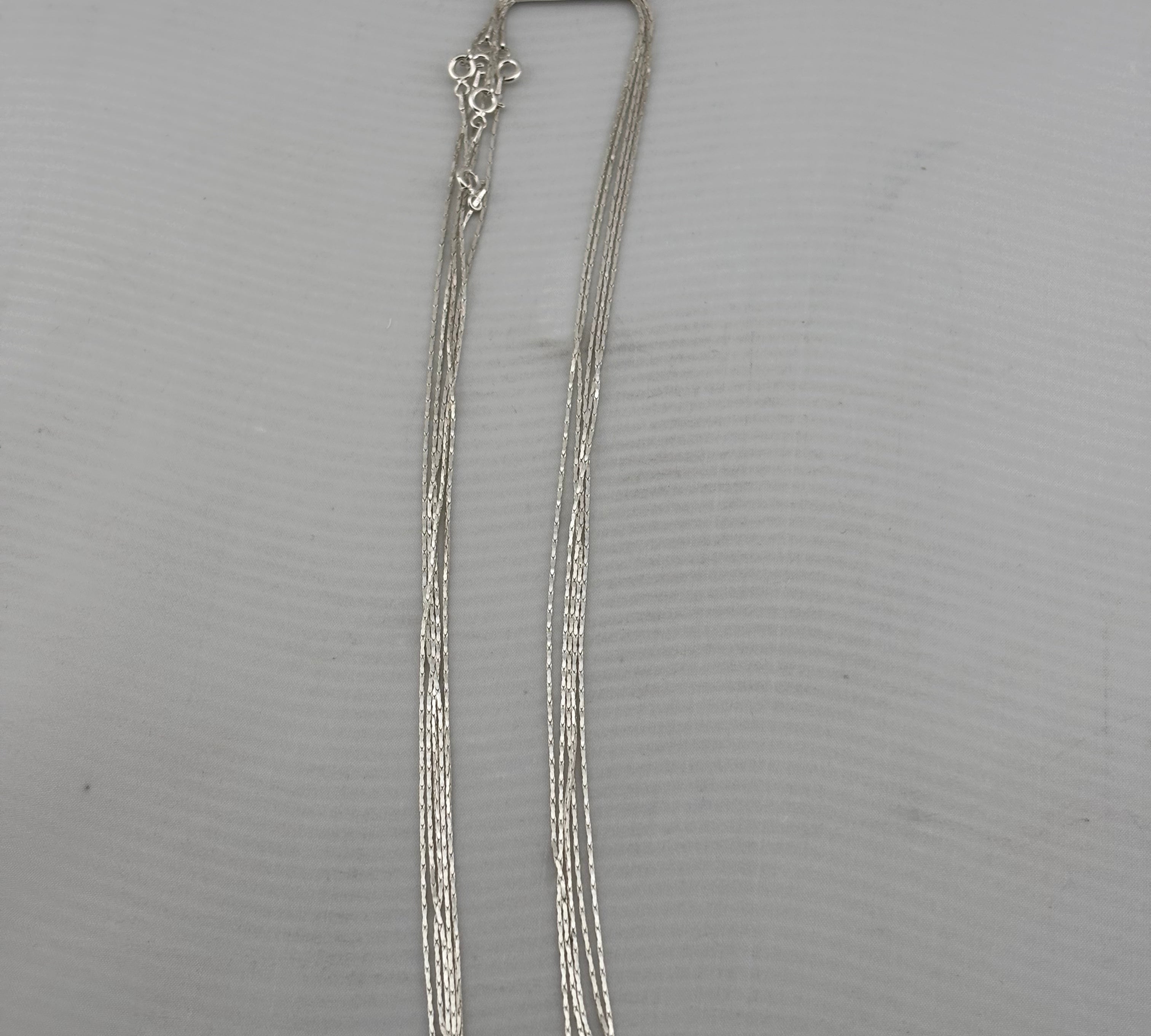 Shiny Cut Snake Chain 925 Sterling