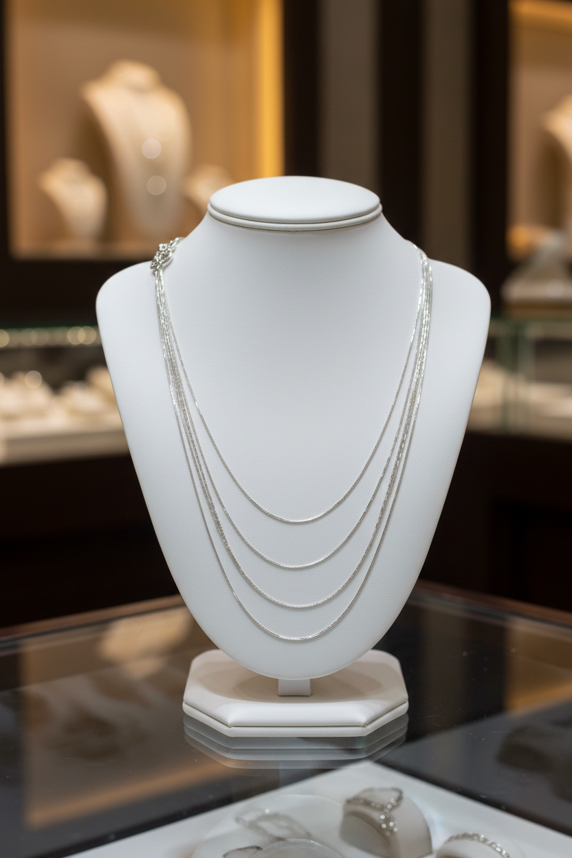 Shiny Cut Snake Chain 925 Sterling